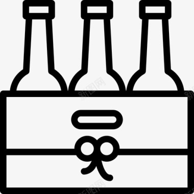 啤酒盒礼物17提纲图标图标