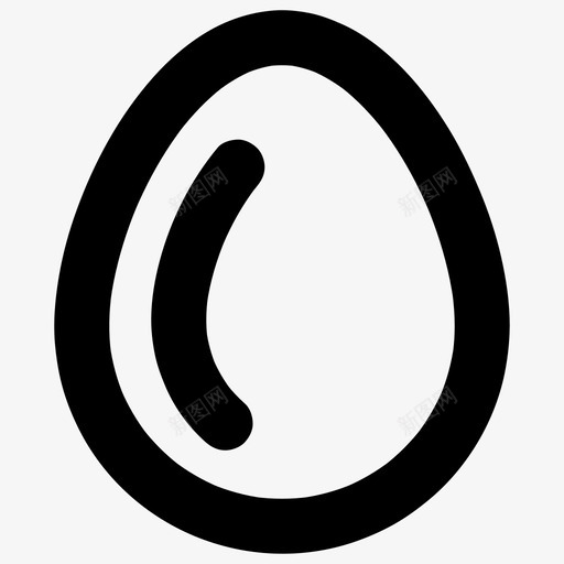 鸡蛋煮熟早餐图标svg_新图网 https://ixintu.com 图标 基本 复活节 尺寸 所有 早餐 煮熟 鸡肉 鸡蛋