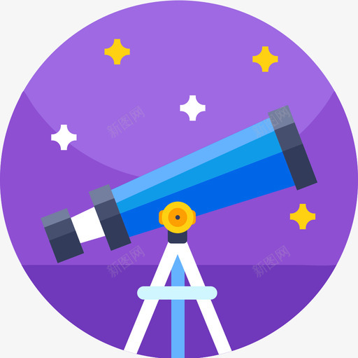 望远镜返校59平的图标svg_新图网 https://ixintu.com 平的 望远镜 返校