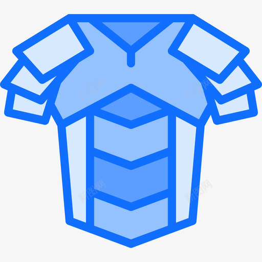 盔甲童话5蓝色图标svg_新图网 https://ixintu.com 盔甲 童话 蓝色