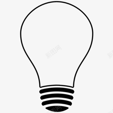 灯灯泡能量图标图标