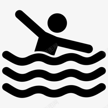 游泳运动员奥运会游泳图标图标