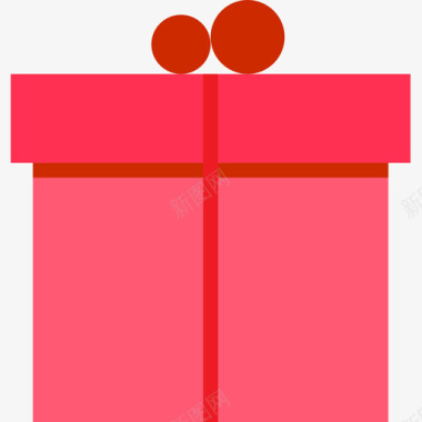 礼品购物和电子商务6扁平图标图标