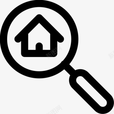 搜索房屋商业住宅图标图标