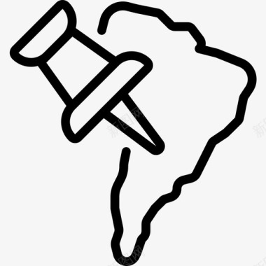 南美洲直系图标图标