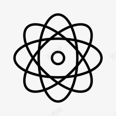 科学原子化学图标图标