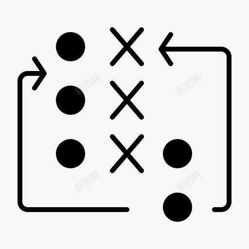 游戏移动战略图标svg_新图网 https://ixintu.com 战术 战略 游戏 移动 运动属性和运动训练铭文