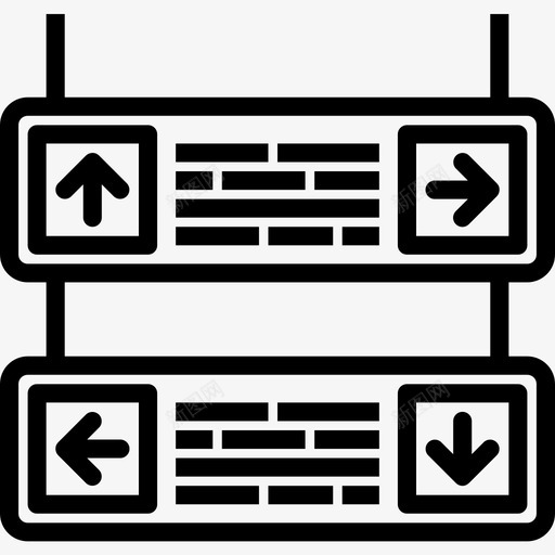 信号机场50线路图标svg_新图网 https://ixintu.com 信号 机场 线路