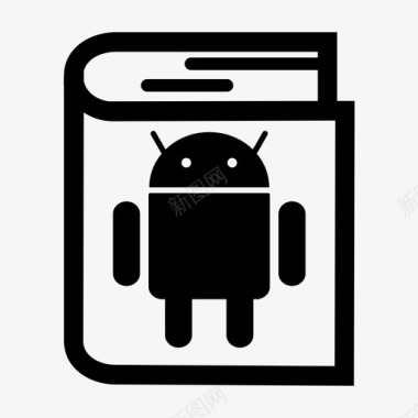 bookandroid应用程序开发者图标图标