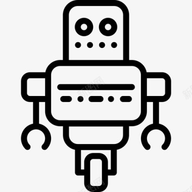 机器人自动化未来图标图标