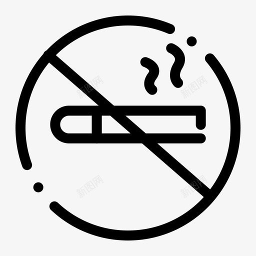 禁烟吸烟健康图标svg_新图网 https://ixintu.com 2月 v4 健康 吸烟 收集 界面 禁烟 网页