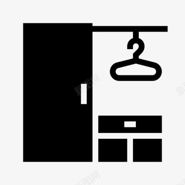 衣柜套装衣柜橱柜图标图标