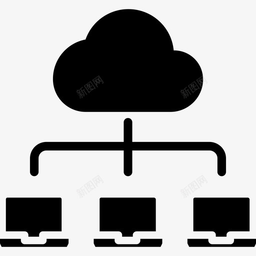 网络网络托管32固态图标svg_新图网 https://ixintu.com 固态 托管 网络