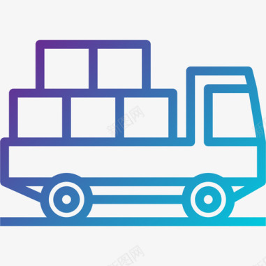 运输卡车运输123坡度图标图标