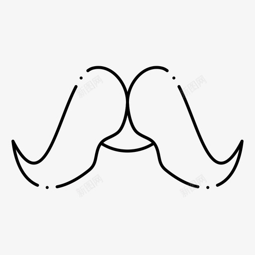 胡子时髦男性图标svg_新图网 https://ixintu.com collection feb movember v4 web 时髦 男士 男性 界面 胡子