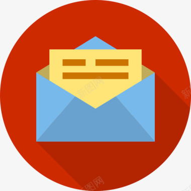 邮件界面按钮3扁平图标图标