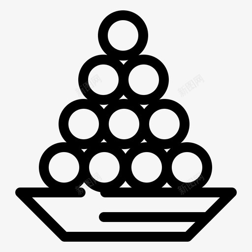 碗食物印度菜图标svg_新图网 https://ixintu.com 印度菜 甜食 碗 网络界面2月系列 腊味 食物
