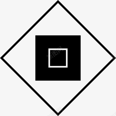 盒子立方体正方形图标图标