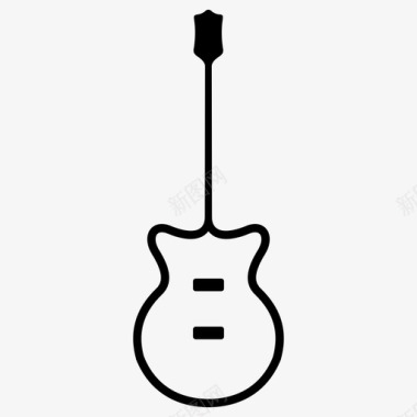 摇滚吉他吉他摇滚音乐流派演奏吉他图标图标