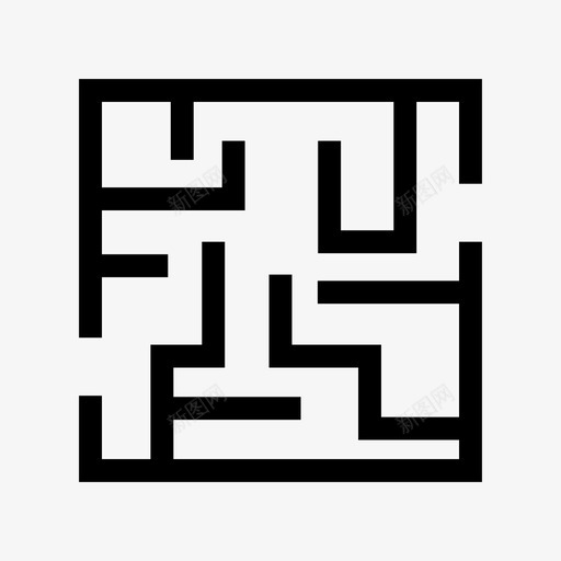 迷宫商业解决方案图标svg_新图网 https://ixintu.com 办公室 商业 战略 解决方案 迷宫