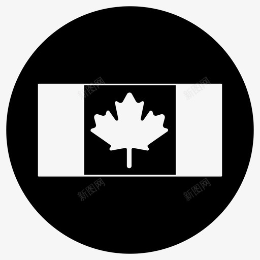 加拿大国旗加拿大国家图标svg_新图网 https://ixintu.com 加拿大 国家 国旗 地图