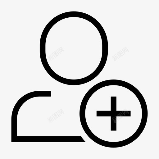 28_添加好友svg_新图网 https://ixintu.com 28_添加好友