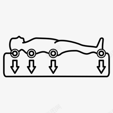压力的病因状况损伤图标图标