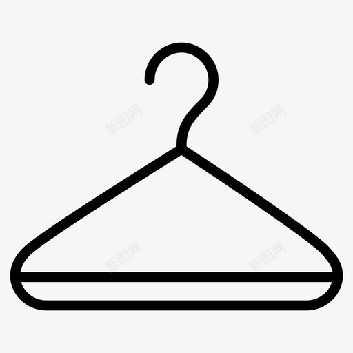 衣架缝纫裁缝图标svg_新图网 https://ixintu.com 图标 线图 缝纫 衣架 衣柜 裁剪 裁缝