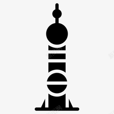 埃菲尔铁塔建筑地标图标图标