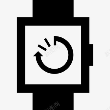 智能手表重启重置腕表图标图标