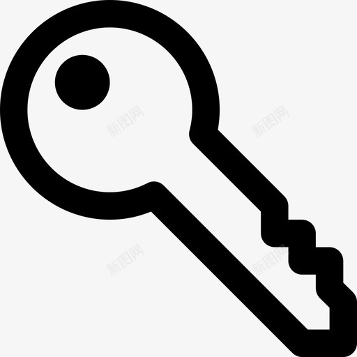 钥匙锁密码图标svg_新图网 https://ixintu.com 回家 密码 序列号 开锁 钥匙 锁