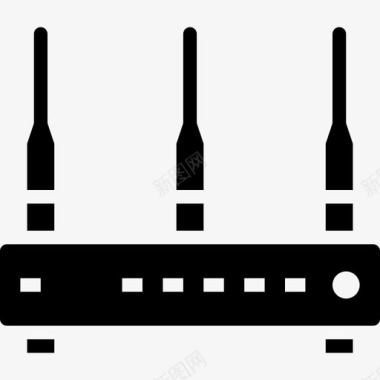 Wifi路由器计算机技术4填充图标图标