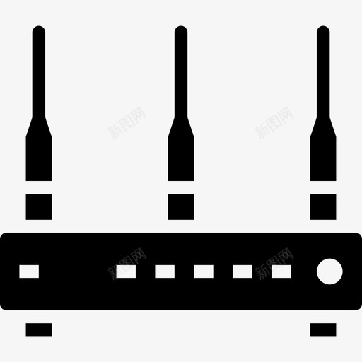 Wifi路由器计算机技术4填充图标svg_新图网 https://ixintu.com Wifi 填充 技术 计算机 路由器