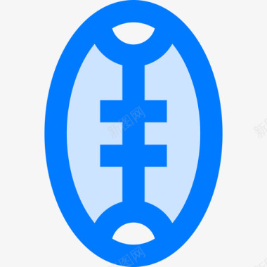橄榄球橄榄球5蓝色图标图标