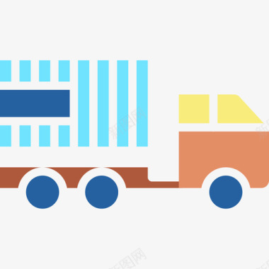 送货车电子商务120平板图标图标