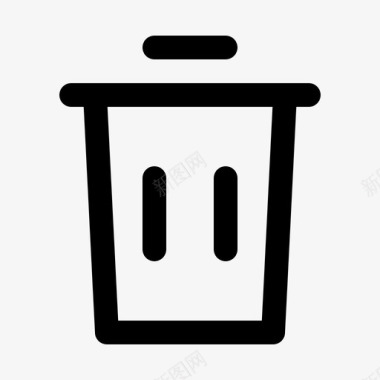 垃圾桶应用删除图标图标