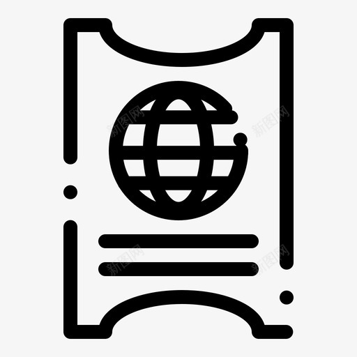 通行证酒店护照图标svg_新图网 https://ixintu.com collection feb v4 web 护照 机票 界面 通行证 酒店