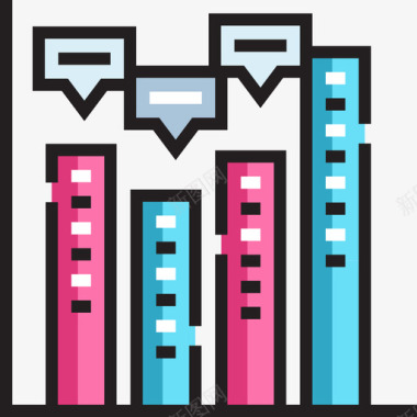 条形图分析17线性颜色图标图标