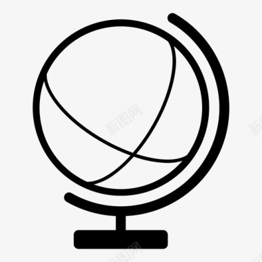 地球仪桌面球仪地球图标图标