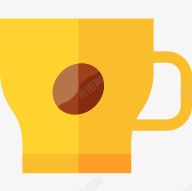 咖啡杯20号咖啡厅平的图标图标