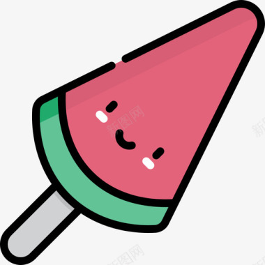 冰棒糖果店2线性颜色图标图标