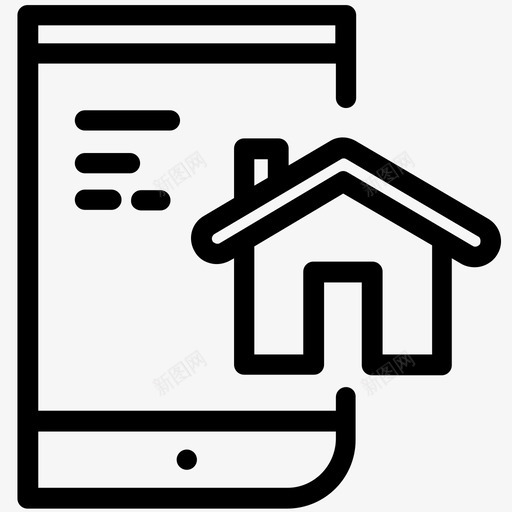 在线财产选择房子图标svg_新图网 https://ixintu.com 在线财产 房地产概述 房子 移动 选择