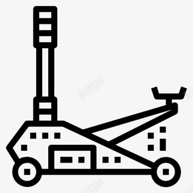 汽车千斤顶设备工具图标图标