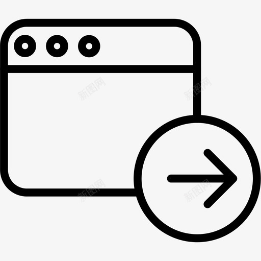 浏览器windows应用程序大纲图标svg_新图网 https://ixintu.com windows 大纲 应用程序 浏览器