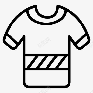 衬衫布料缝纫图标图标