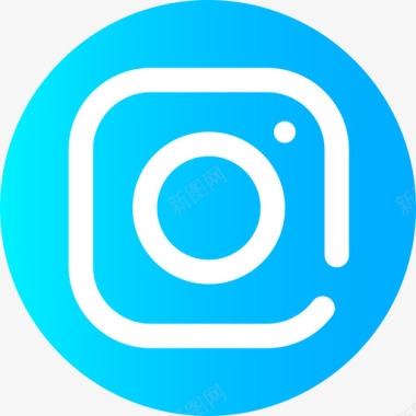 Instagram用户界面28圆形图标图标