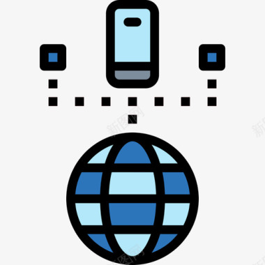 网络网络主机39线颜色图标图标