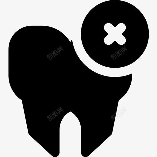 牙牙医33填充图标svg_新图网 https://ixintu.com 填充 牙医