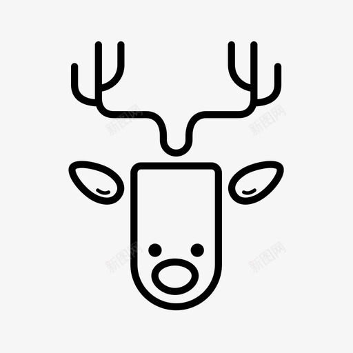 驯鹿圣诞驯鹿圣诞套装6图标svg_新图网 https://ixintu.com 圣诞 套装 驯鹿