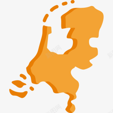 荷兰荷兰10平坦图标图标